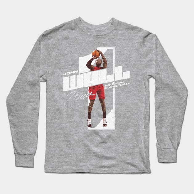 John Wall Houston Stretch Long Sleeve T-Shirt by Buya_Hamkac